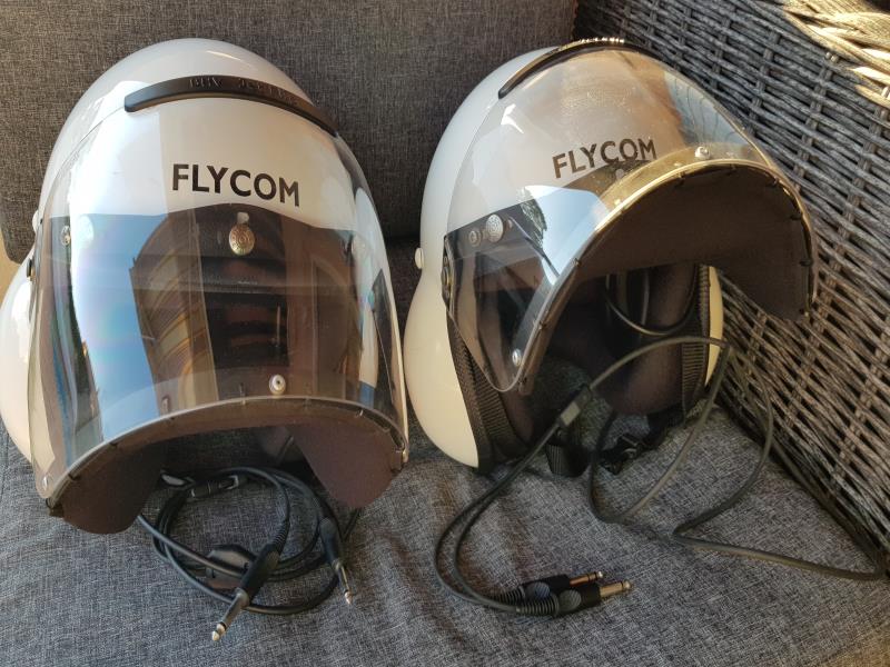 ulm  -  occasion - Casque flycom complet - ulm multiaxes occasion