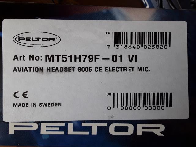 ulm occasion  -  - Vedre casques avion Peltor 8006